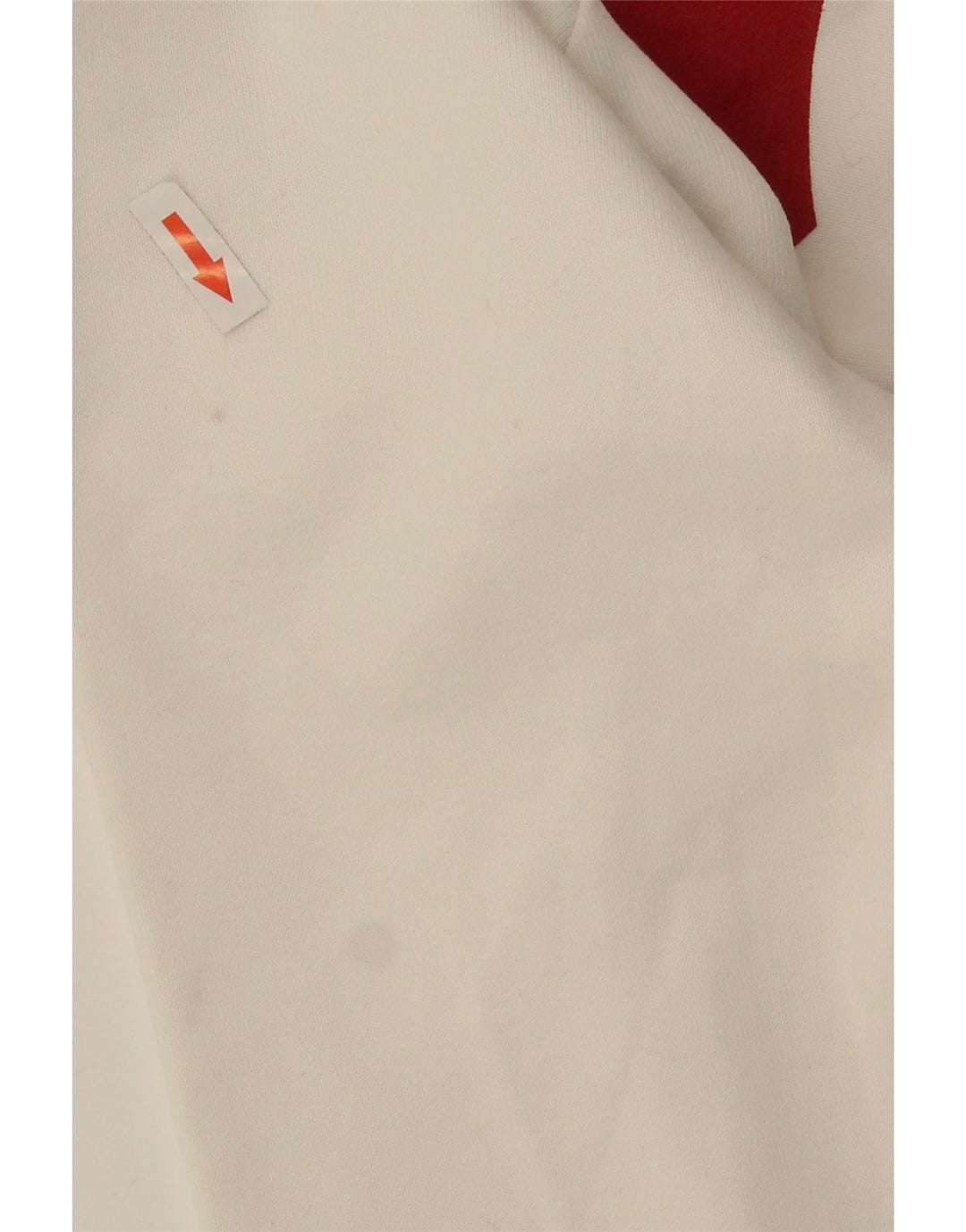 Levi's Damen-Sweatshirt mit Grafik-Übergröße, Größe UK 6, XS, weiße Baumwolle