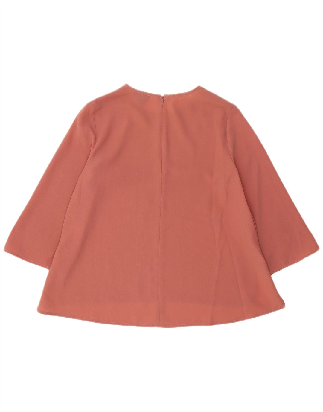 TOPSHOP Damen-Blusenoberteil mit 3/4-Ärmeln, übergroß, UK 6, XS, Rosa, Polyester