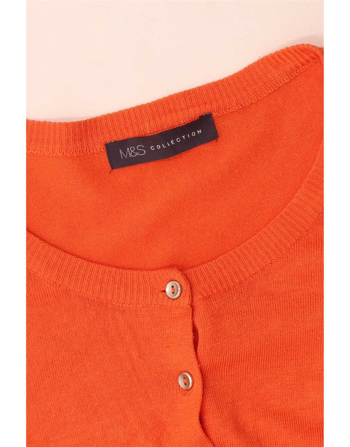 Marks & Spencer Damen Strickjacke UK 18 XL Orange