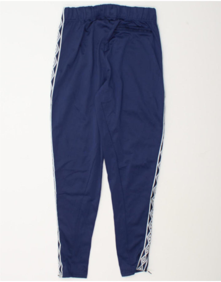 Umbro Herren-Trainingsanzug mit Grafik, mittleres Marineblau, Farbblock-Polyester