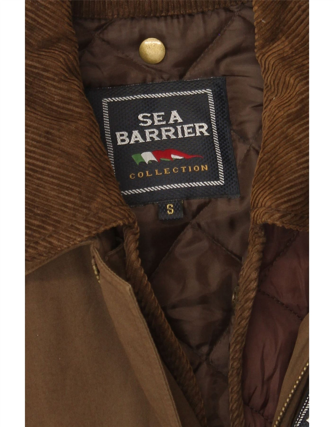 Sea Barrier Herren Loose Fit Windjacke UK 36 Small Braun