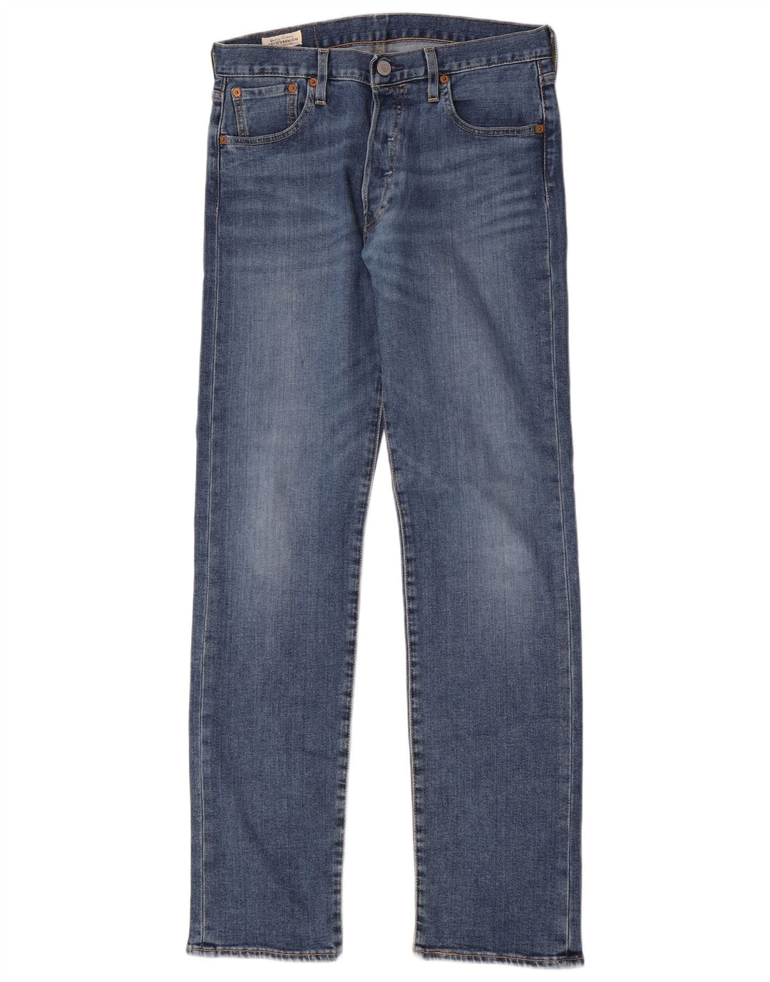 Levi's Herren 501 Straight Jeans W29 L32 Blaue Baumwolle