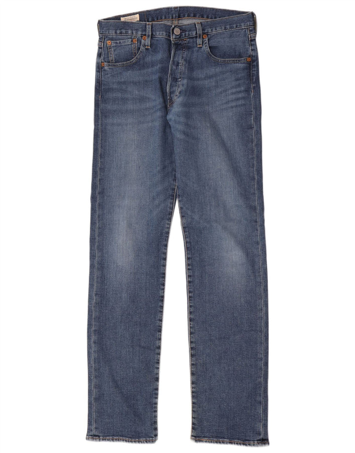 Levi's Herren 501 Straight Jeans W29 L32 Blaue Baumwolle