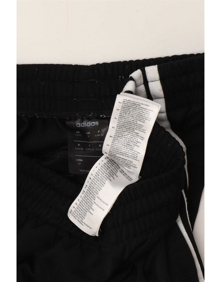 Adidas Damen Trainingshose UK 8/10 Small Schwarz Polyester
