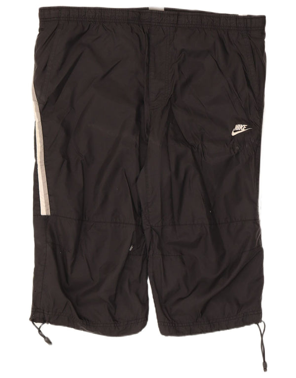 Nike Herren-Bermuda-Sportshorts, Größe L, Schwarz