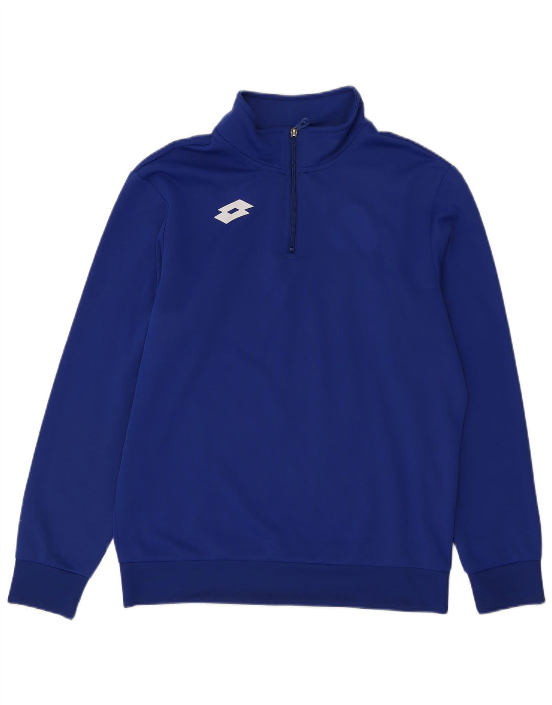 Lotto Herren-Sweatshirt mit Reißverschluss am Hals, Größe L, Blau