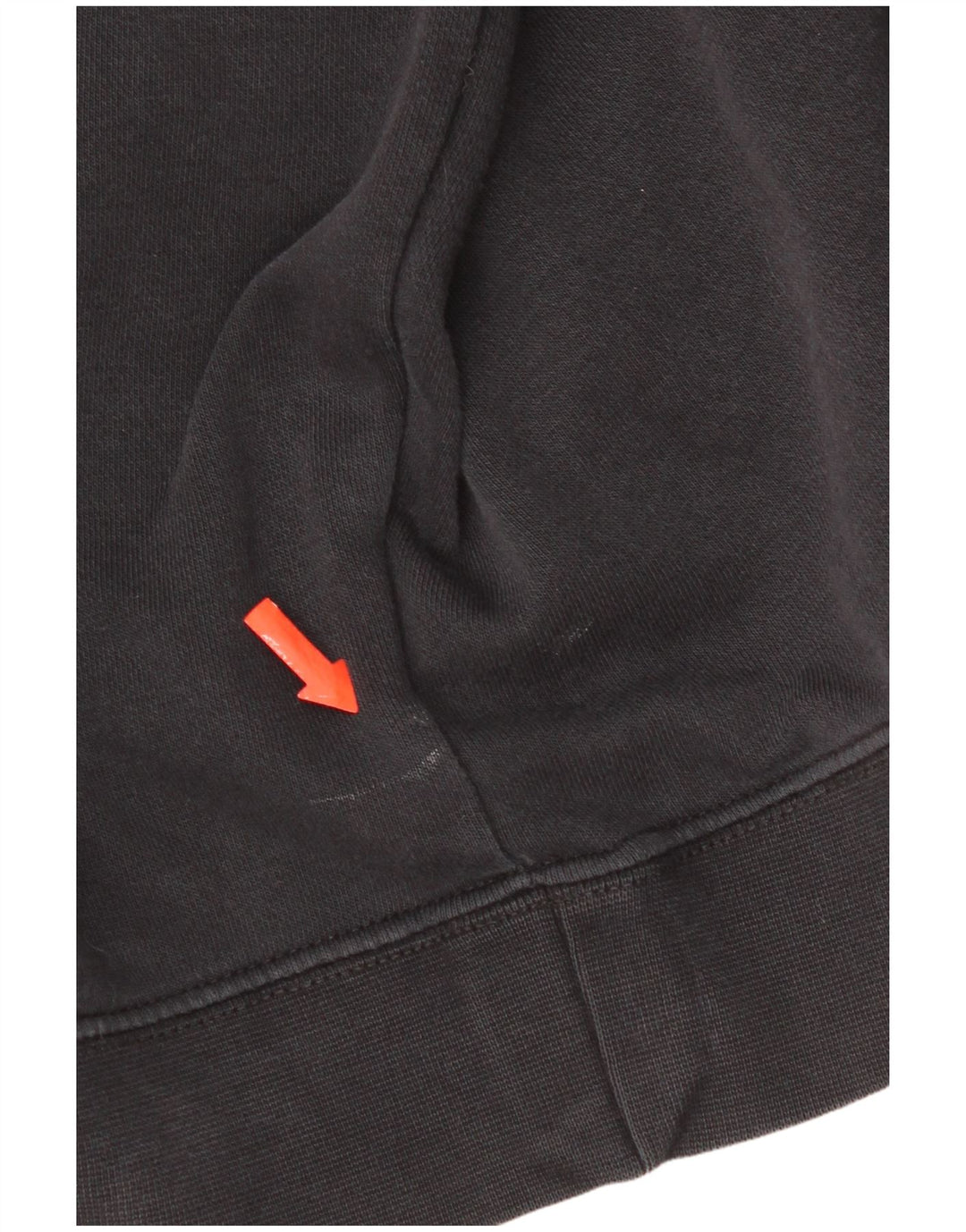 Nike Damen-Sweatshirt mit 1/4-Reißverschluss, übergroß, UK-Gr. 16, Größe L, Schwarz, Baumwolle