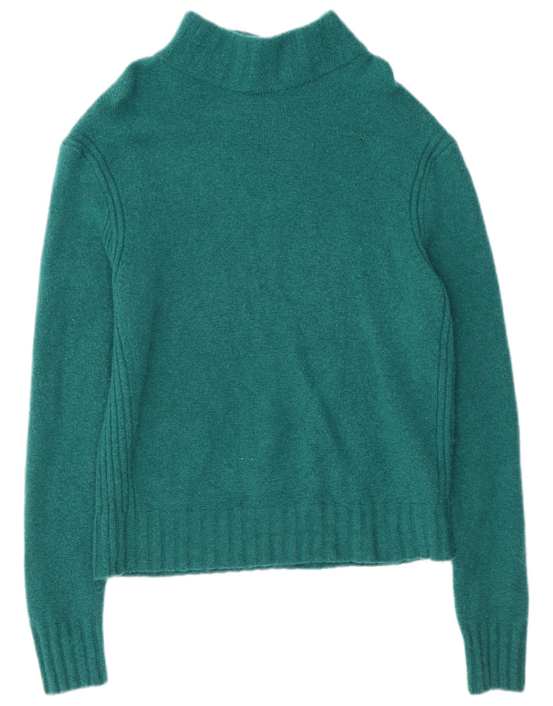 J. Crew Rollkragenpullover für Damen, UK 16, Größe L, grünes Nylon