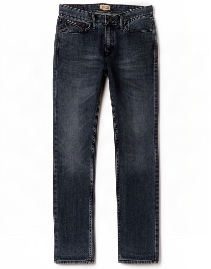 Tommy Hilfiger Damen Slim Jeans W32 L34 Marineblau Baumwolle