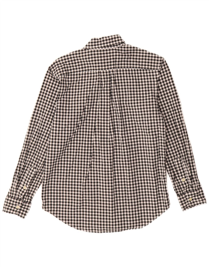 Ralph Lauren Jungen-Hemd mit Grafik, 12–13 Jahre, mittelschwarz, Gingham-Baumwolle