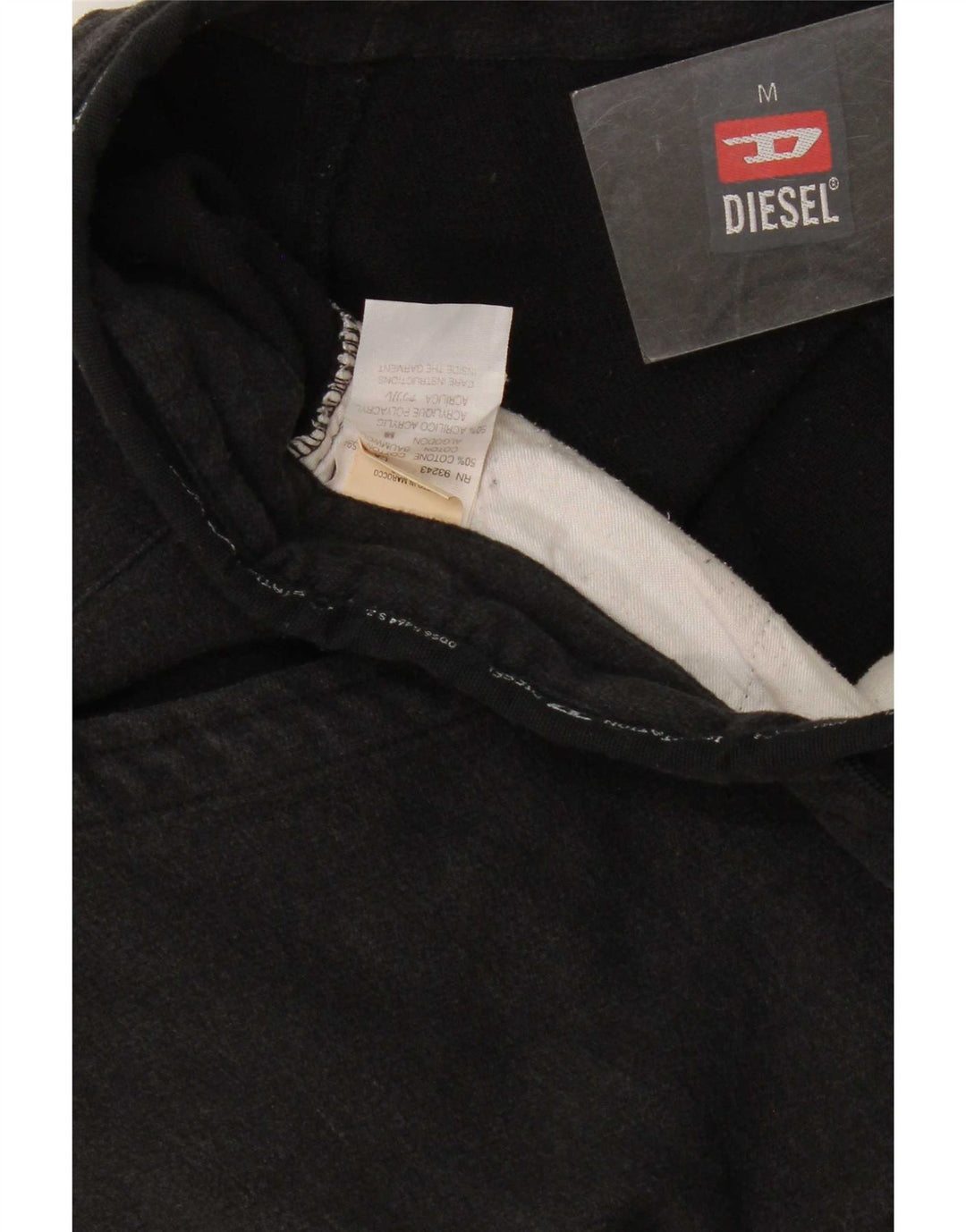 Gerade Damen-Cargohose von Diesel, Größe M, W30, L30, Grau, Baumwolle