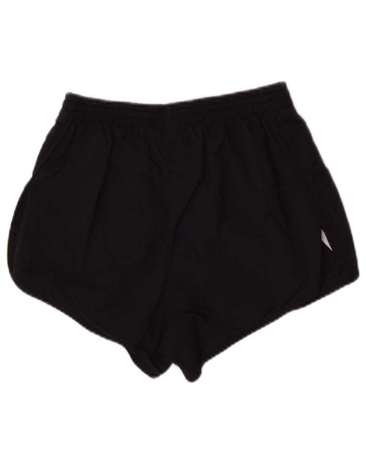 Adidas Damen Sportshorts UK 8 Small Schwarz Polyester