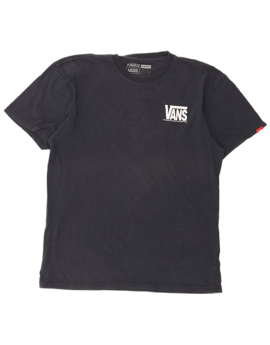 Vans Herren-T-Shirt mit Grafik, groß, marineblau, Baumwolle