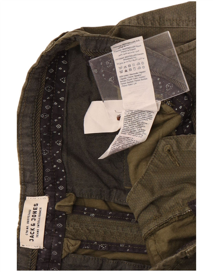 Jack & Jones Herren Chino-Shorts, Größe L, W34, Khaki, Baumwolle
