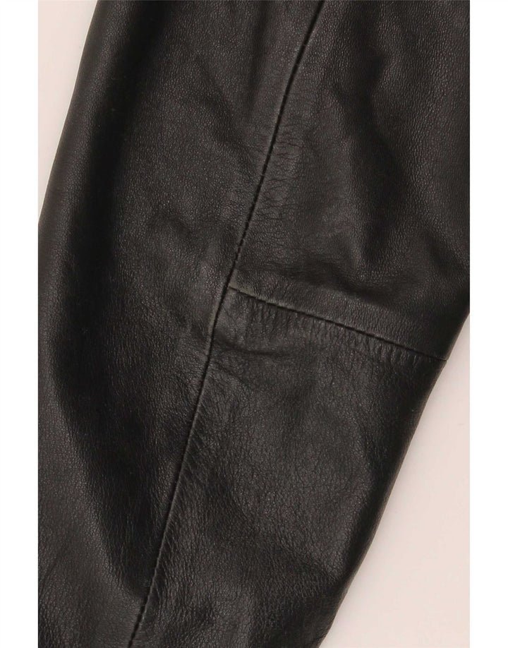 International Concepts Damen Lederjacke US 6 Medium Schwarz
