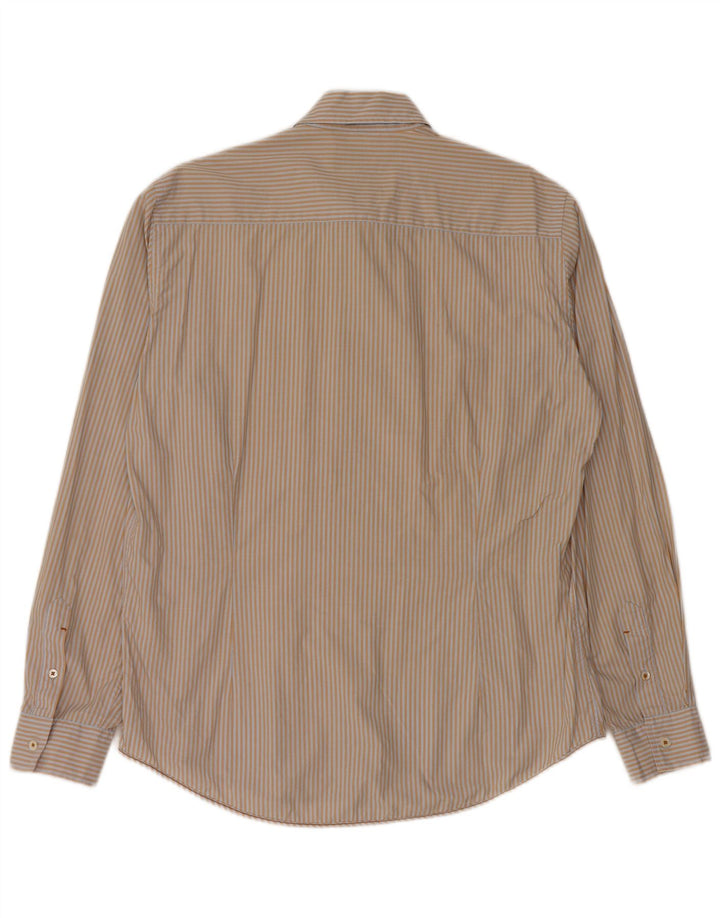 Cerruti 1881 Herrenhemd, groß, beige gestreift
