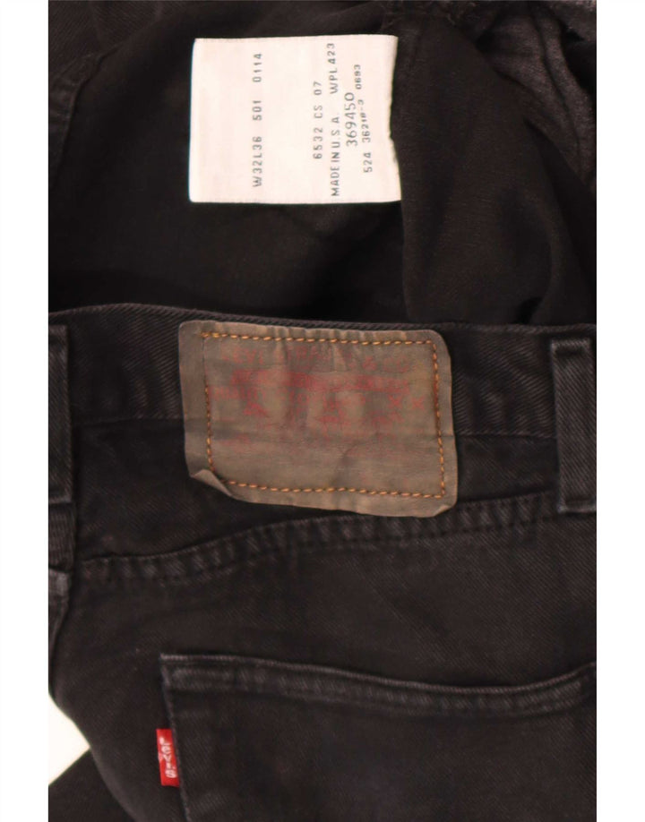 Levi's Damen Straight Jeans W32 L27 Schwarz