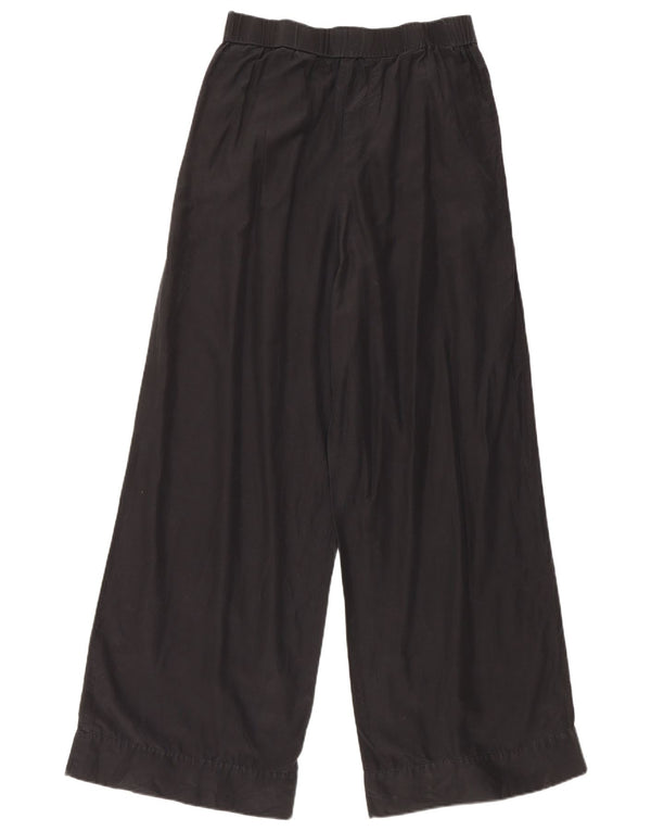 Cos Damen-Freizeithose mit weitem Bein, W30, L30, schwarze Baumwolle