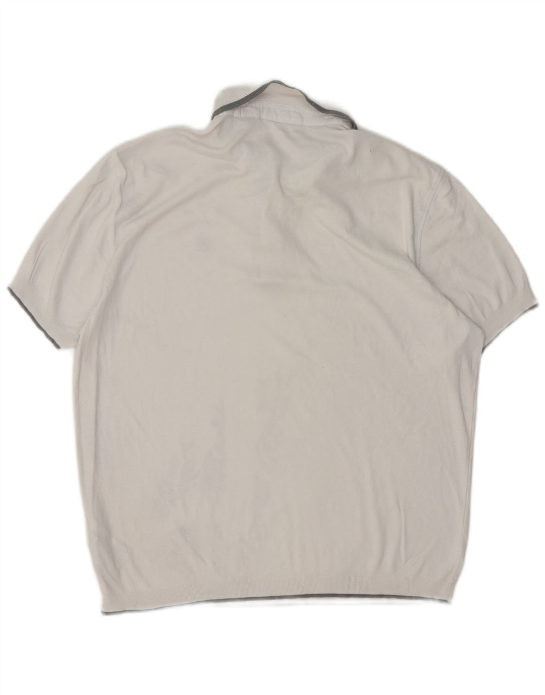 Ted Baker Herren-Poloshirt, Größe 5 XL, weiße Baumwolle