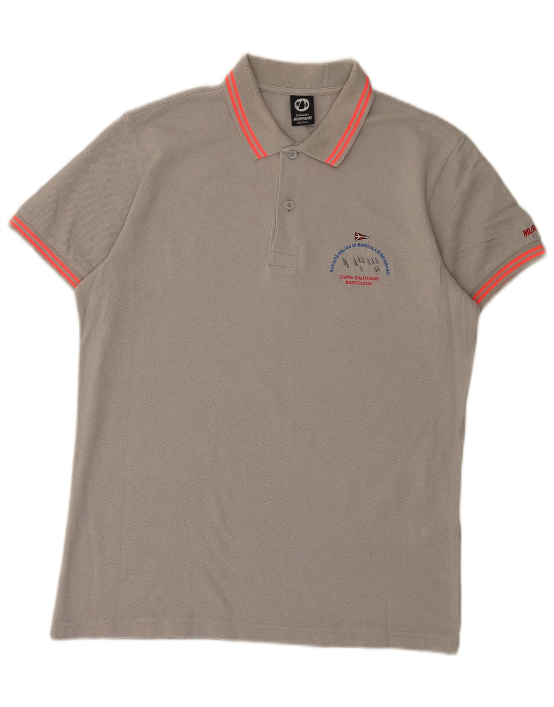 Murphy & Nye Herren Poloshirt XL Grau Baumwolle