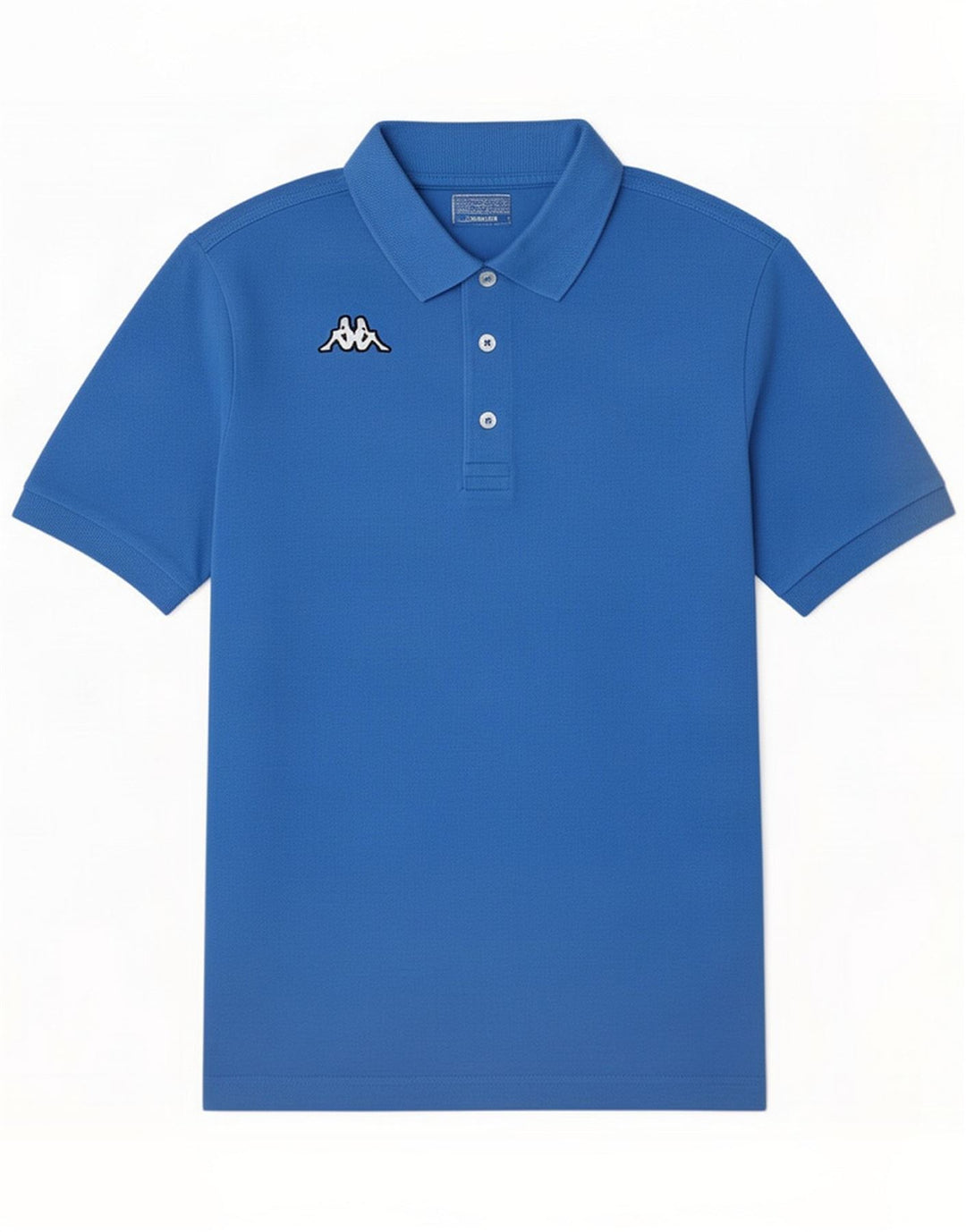 Kappa Herren Kurzarm-Poloshirt Mittelblau