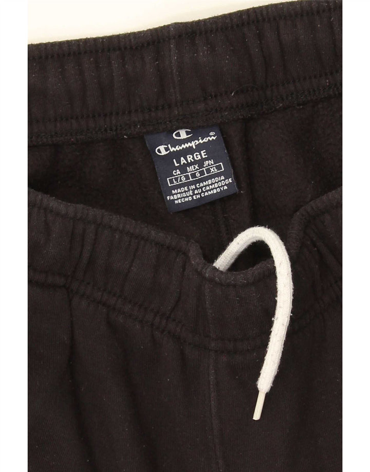 Champion Herren-Trainingshose, Jogginghose, Größe L, Schwarz