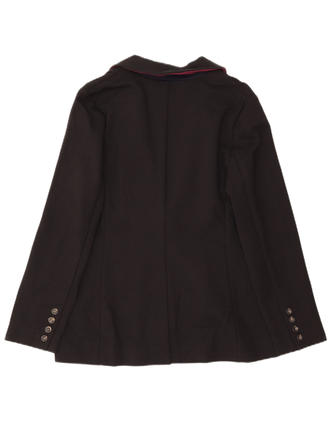 Boden Damen 1-Knopf-Blazerjacke UK 12 Mittelschwarze Viskose