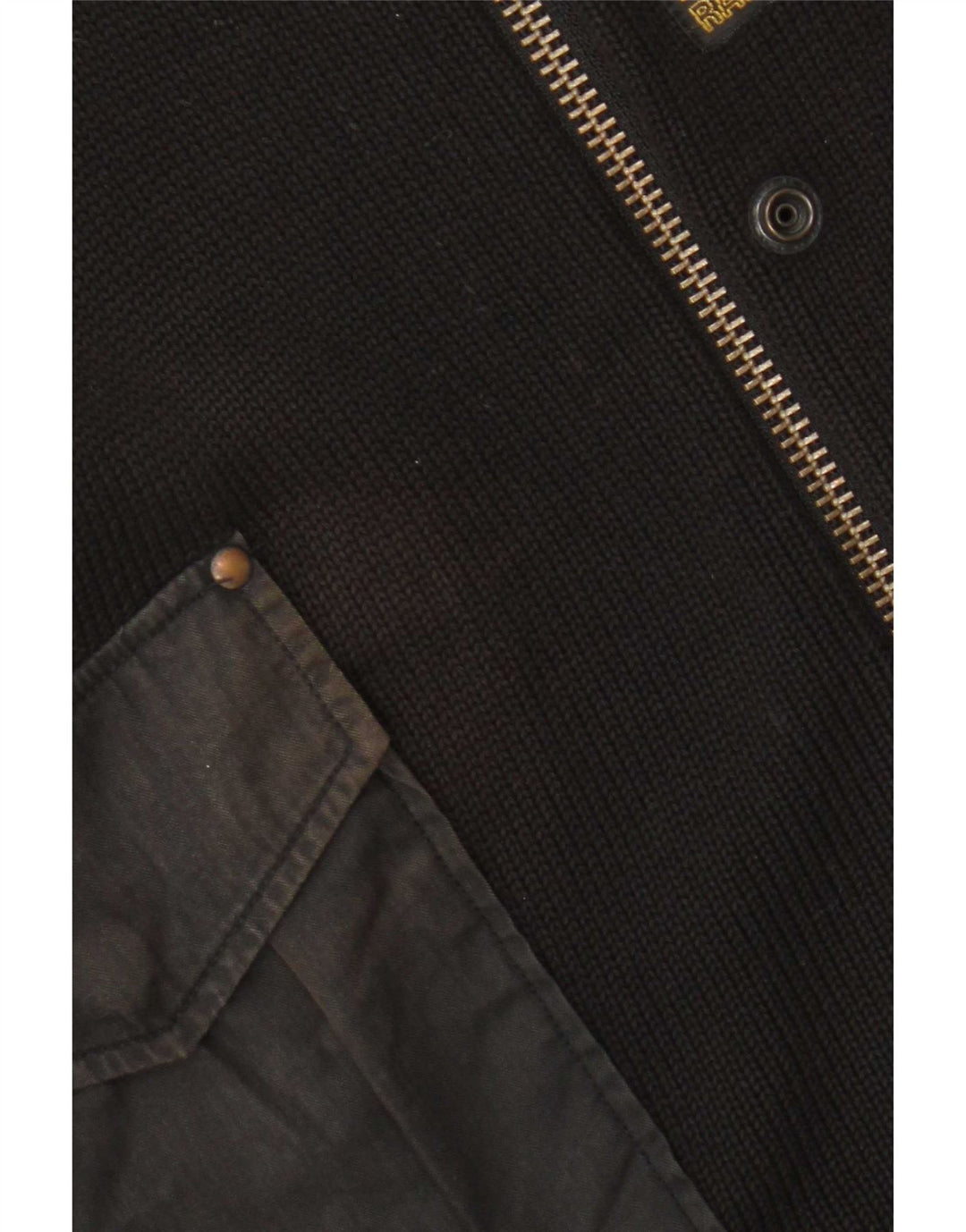 G-Star Herren-Cardigan mit durchgehendem Reißverschluss, mittelschwarz, Baumwolle