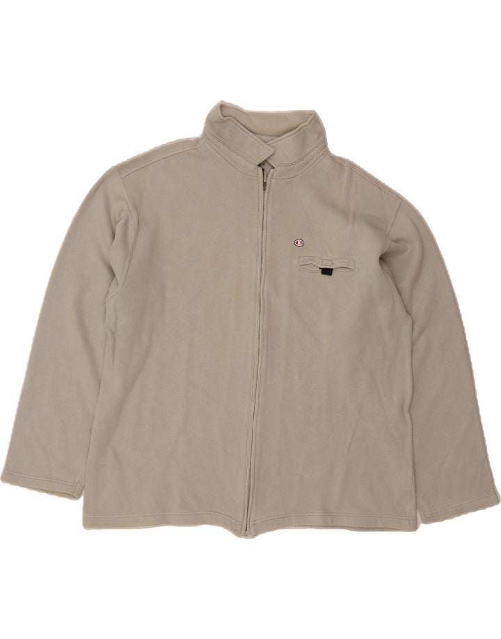 CHAMPION Mens Tracksuit Top Jacket UK 42 XL Grey Cotton Vintage Champion and Second-Hand Champion from Messina Hembry 