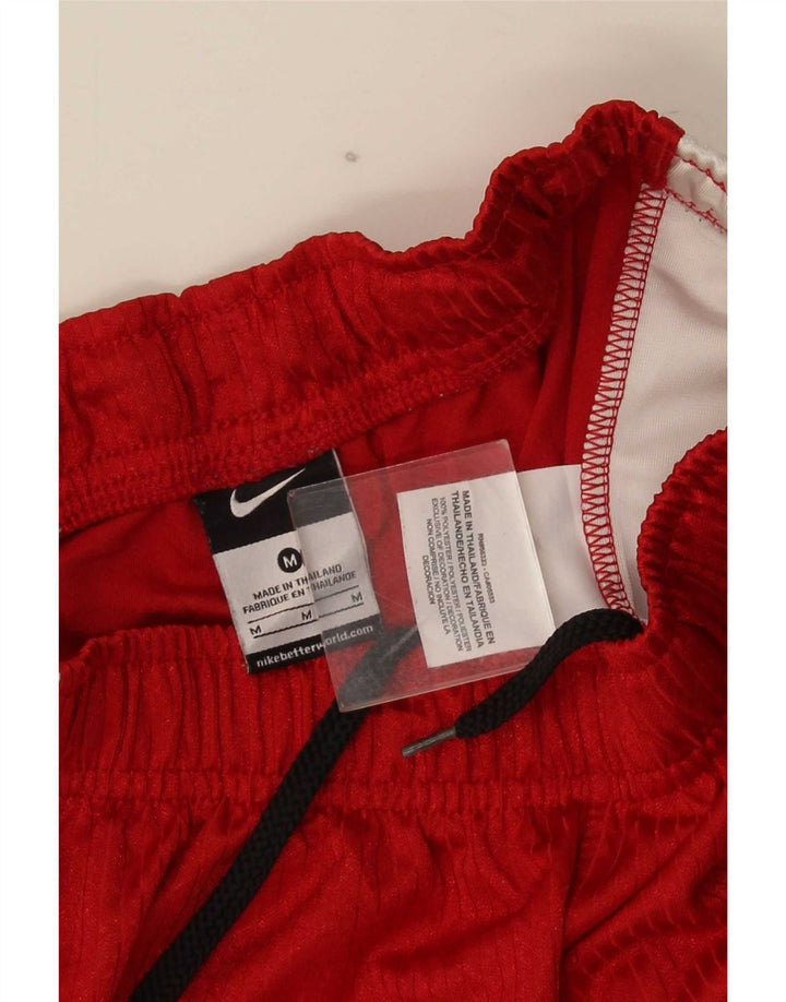 Nike Herren-Sportshorts aus mittelrotem Colourblock-Polyester
