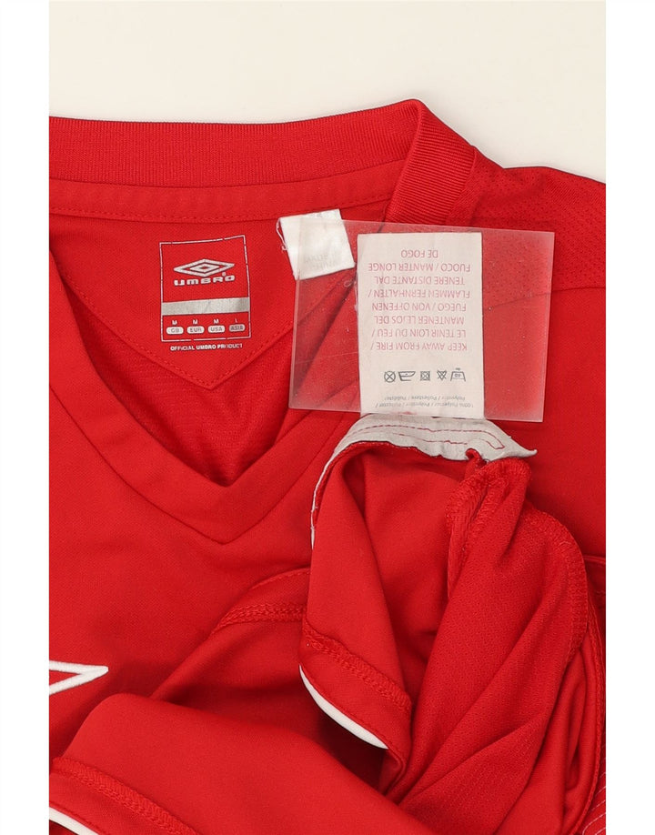 LOTTO Womens T-Shirt Top UK 12 Medium Red Polyester Vintage Lotto and Second-Hand Lotto from Messina Hembry 