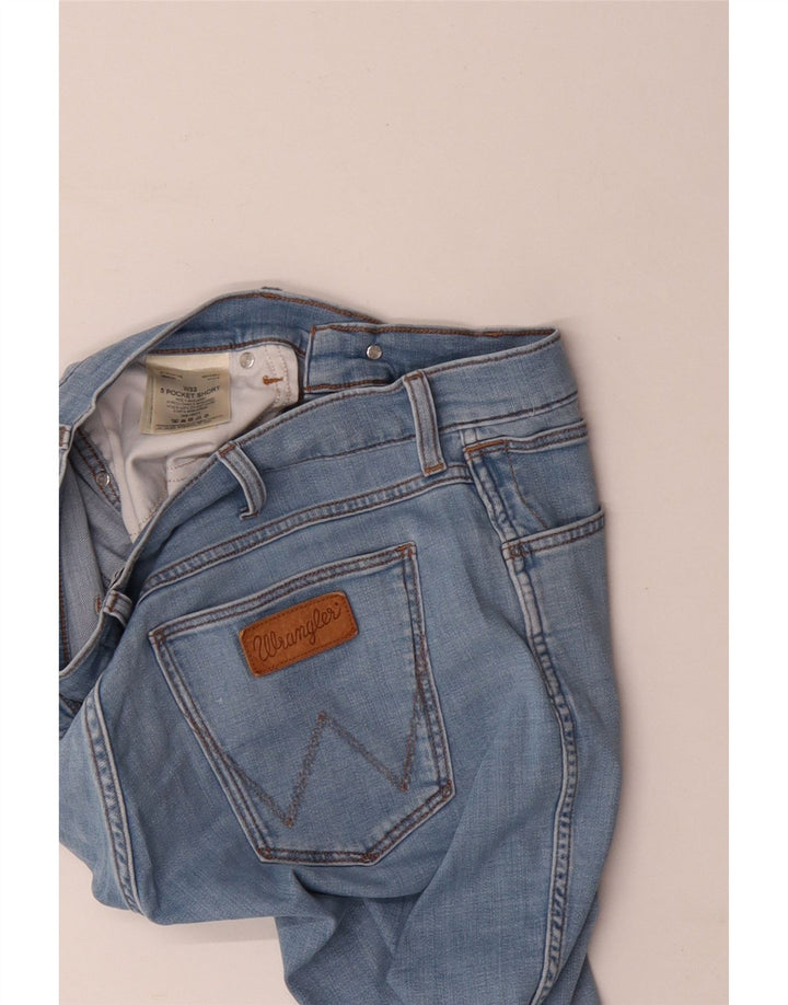 Wrangler Herren Jeansshorts W32 mittelblaue Baumwolle