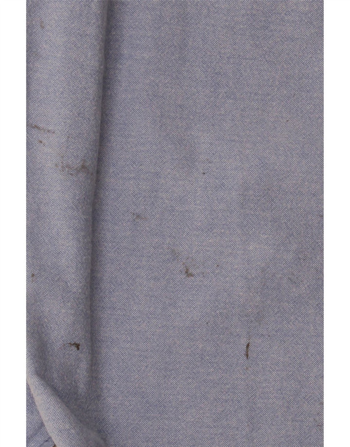 Fat Face Herrenhemd aus mittelblauer Baumwolle