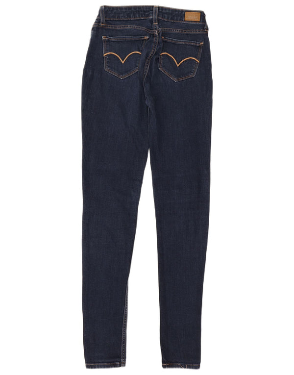 Levi's Damen Legging Skinny Jeans W26 L32 Marineblau Baumwolle