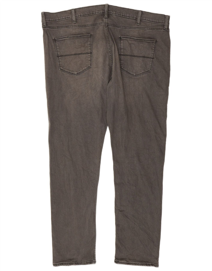 Marks & Spencer Herren Slim Jeans W42 L33 Graue Baumwolle