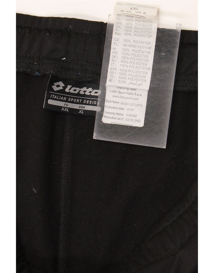 Lotto Herren-Trainingshose, Jogginghose, XL, Schwarz, Polyester