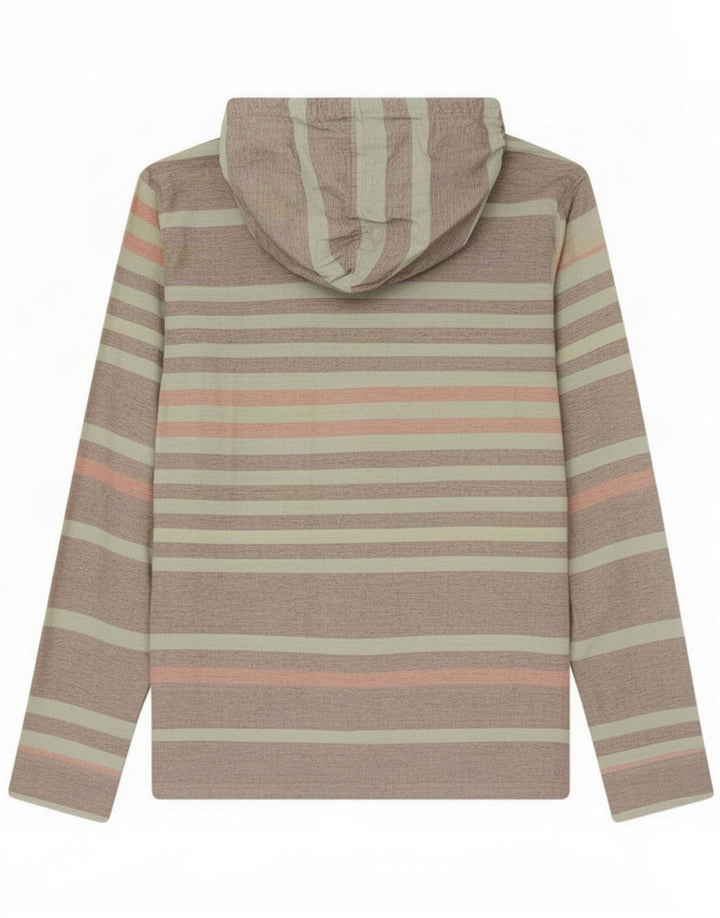 Levi's Herren-Kapuzenhemd, groß, grau gestreift, Baumwolle