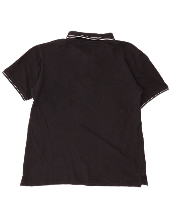Lyle & Scott Herren Poloshirt 2XL Schwarz Baumwolle