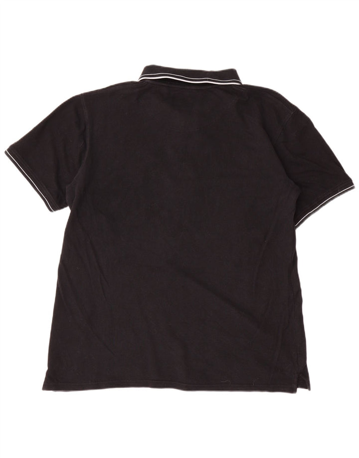 Lyle & Scott Herren Poloshirt 2XL Schwarz Baumwolle