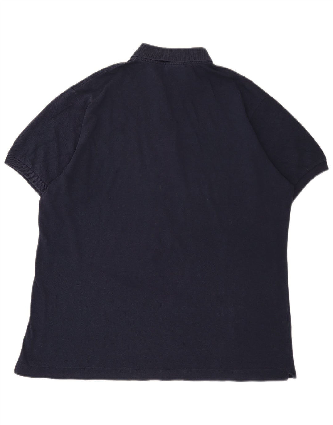 Lacoste Herren-Poloshirt, Größe 5, groß, marineblaue Baumwolle