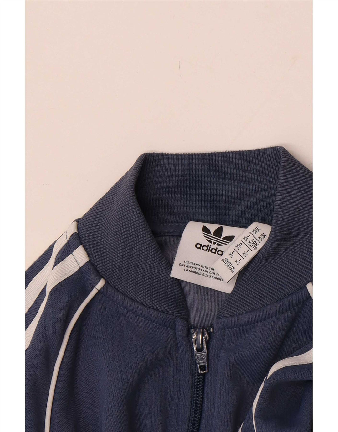 Adidas Herren Trainingsanzug Top Jacke XS Blau Polyester