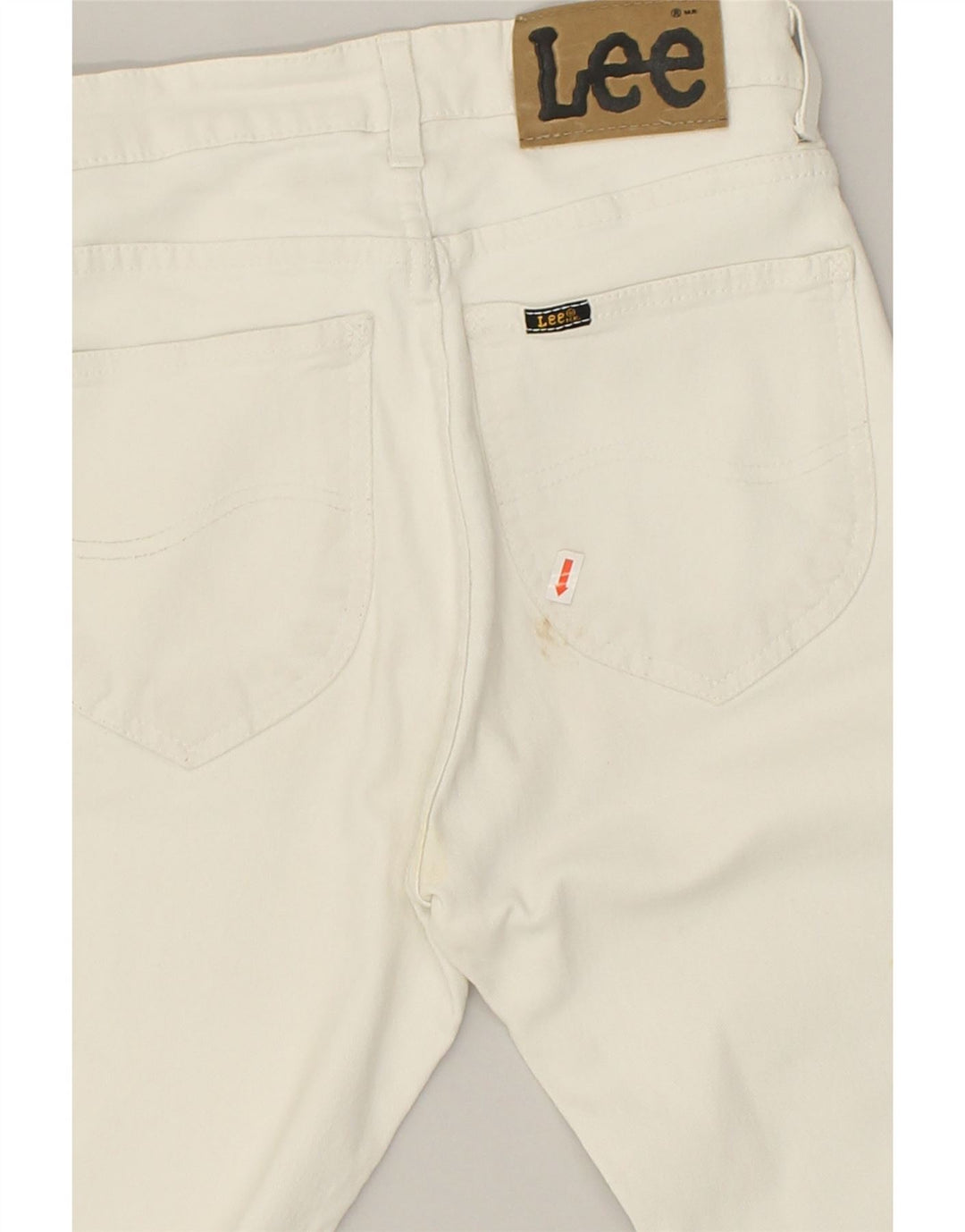 LEE Womens Skinny Jeans W28 L31  White Cotton | Vintage Lee | Thrift | Second-Hand Lee | Used Clothing | Messina Hembry 