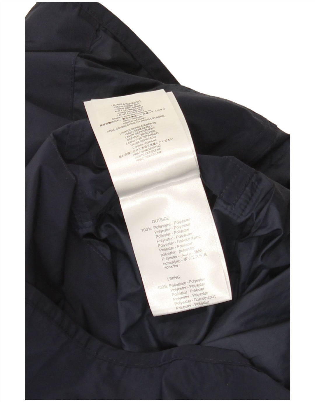 Replay Herren-Regenjacke mit Grafik, UK 36, Größe S, Marineblau, Polyester