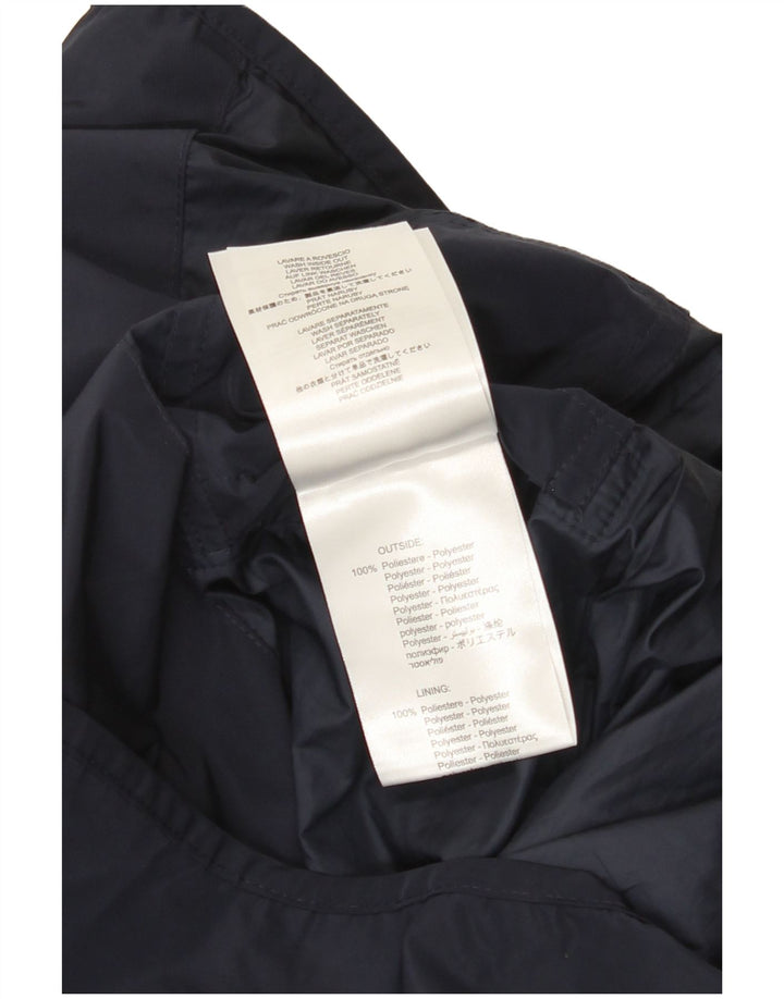 Replay Herren-Regenjacke mit Grafik, UK 36, Größe S, Marineblau, Polyester