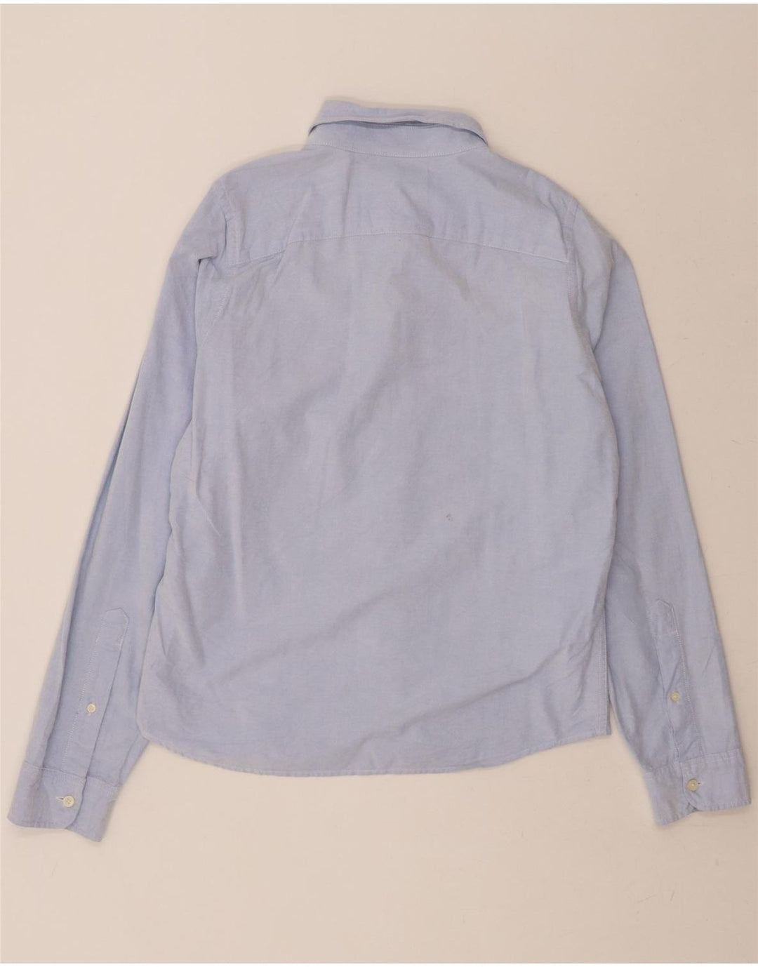 HOLLISTER Mens Shirt Large Blue Cotton Vintage Hollister and Second-Hand Hollister from Messina Hembry 