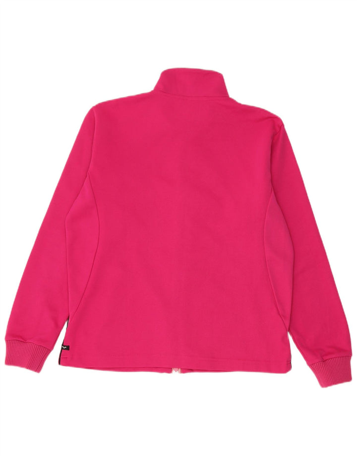 Arena Womens Graphic Oversized-Trainingsanzug-Oberteiljacke UK 6 XS Rosa Polyester