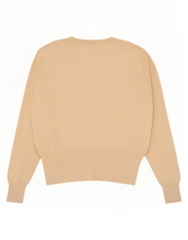 Marks & Spencer Damen Strickjacke UK 18 XL Beige Viskose