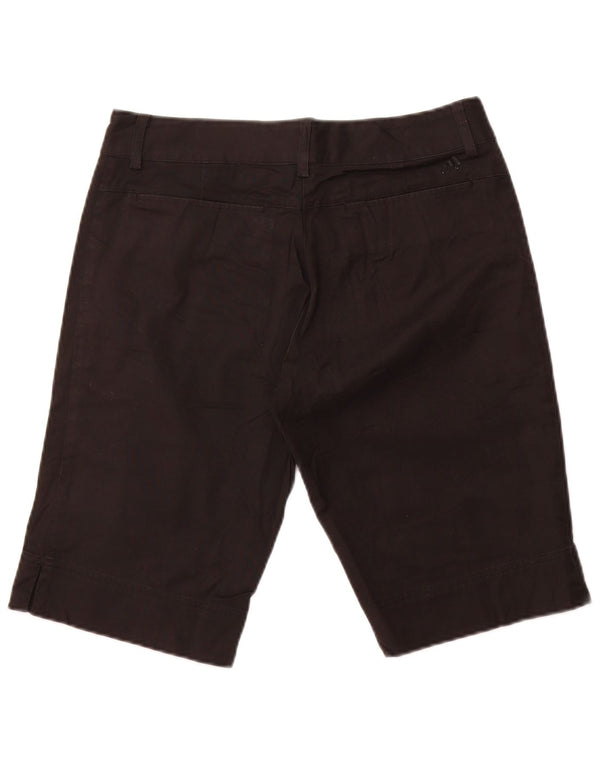 Adidas Damen Bermudashorts US 8 Medium W32 Schwarze Baumwolle