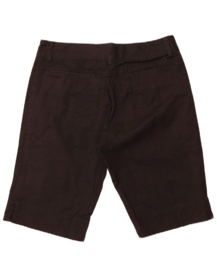 Adidas Damen Bermudashorts US 8 Medium W32 Schwarze Baumwolle