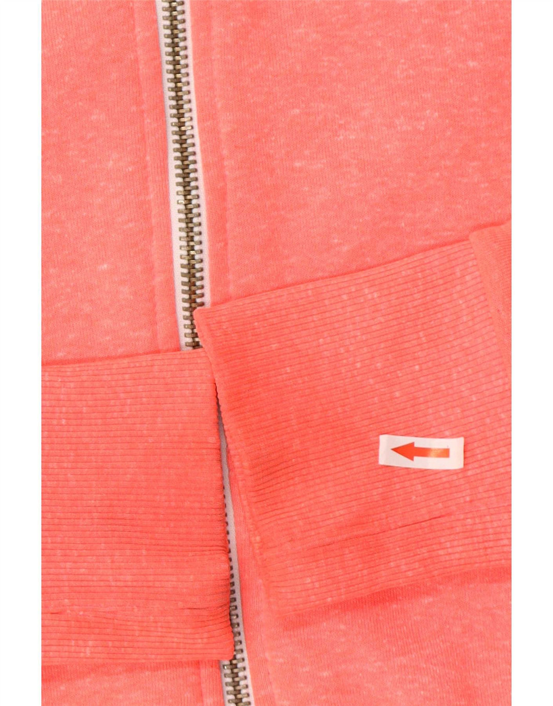 Superdry Damen-Kapuzenpullover mit Reißverschluss, UK 16, Größe L, Rosa, Polyester